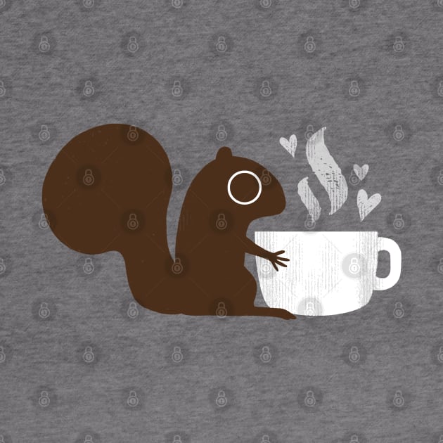 Squirrel Loves Coffee by Coffee Squirrel